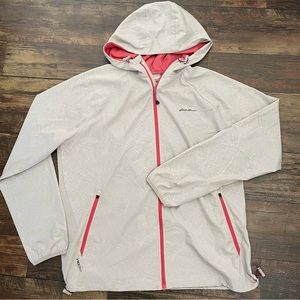 Men’s Eddie Bauer FreeDry Jacket. Size L. Cream tan color.